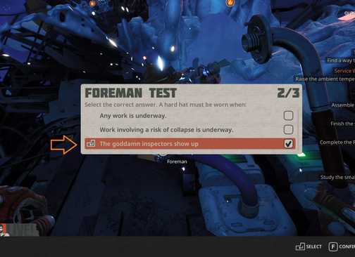 Semua Jawaban Tes Foreman di Breathedge 2 12 Foreman Answer 2 - Breathedge 2