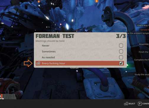 Semua Jawaban Tes Foreman di Breathedge 2 13 Foreman Answer 3 - Breathedge 2