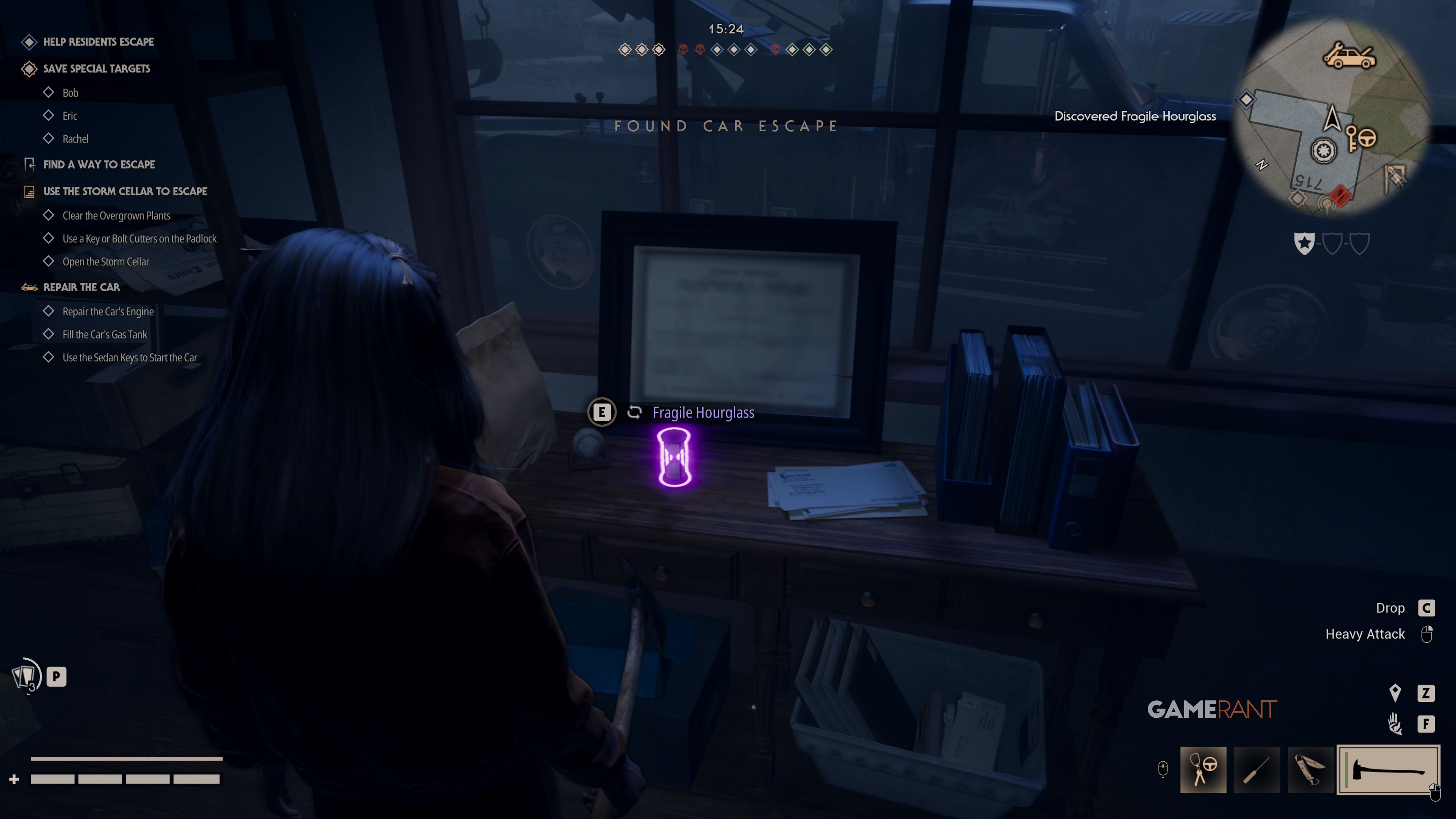 Fragile Hourglass Item - Halloween The Game - 1