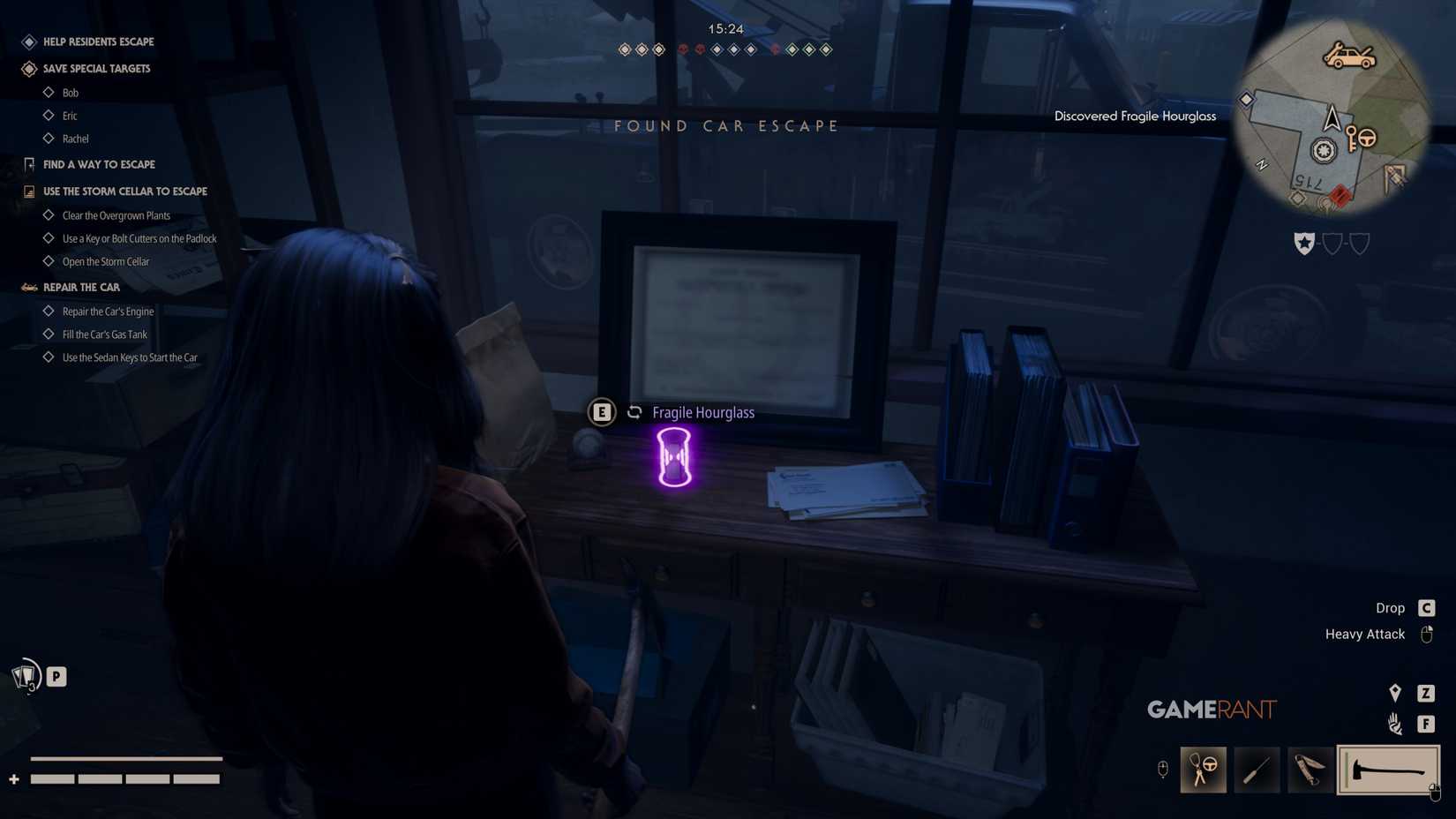 Fragile Hourglass Item - Halloween The Game - 1