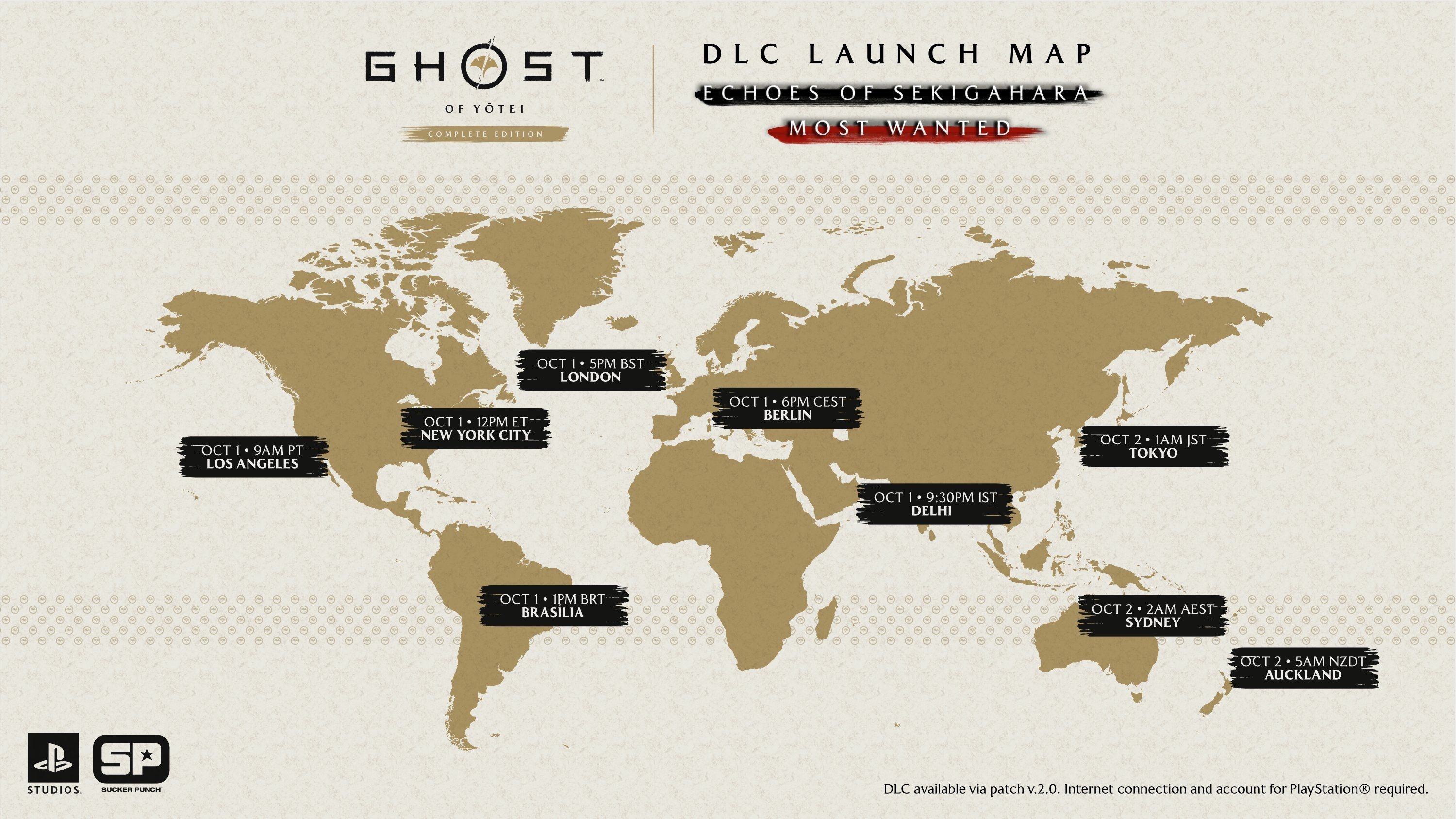 Ghost of Yotei Complete Edition Launch Times