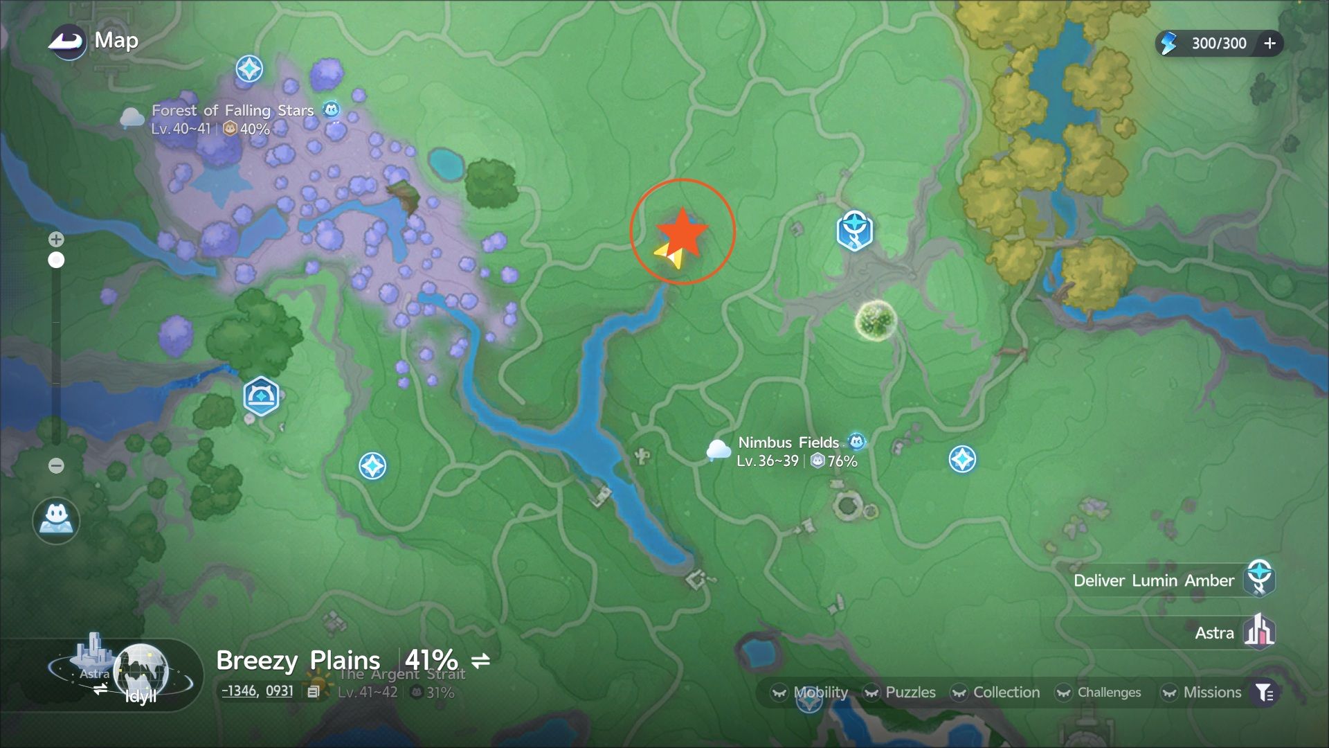 glacy nimbus fields location map