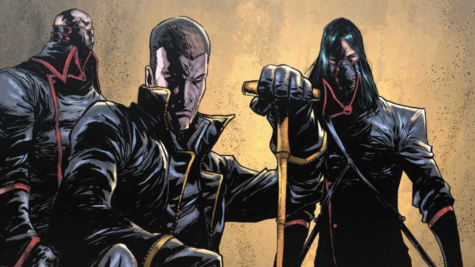 An image from the graphic novel of The Blade Itself