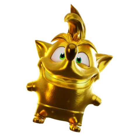 Gold Crash Bandicoot Sprite