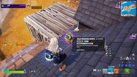 Gold Morgana Sprite - Fortnite