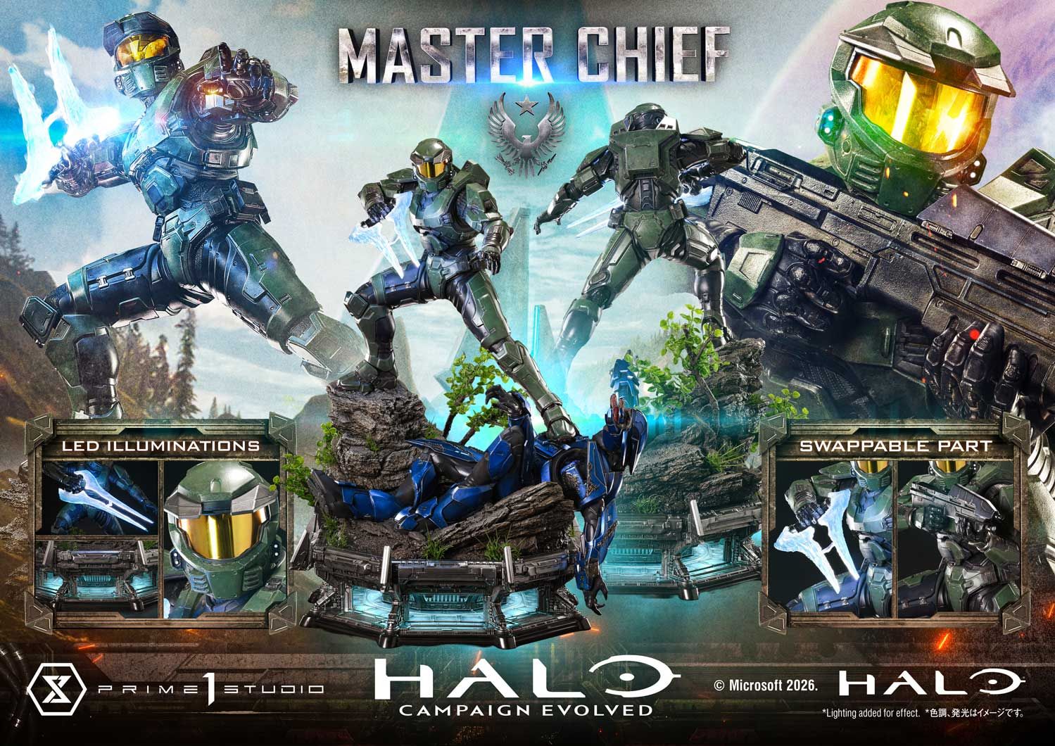 Halo Campaign Evolved Prime 1 Studio Master Chief Statue 1
