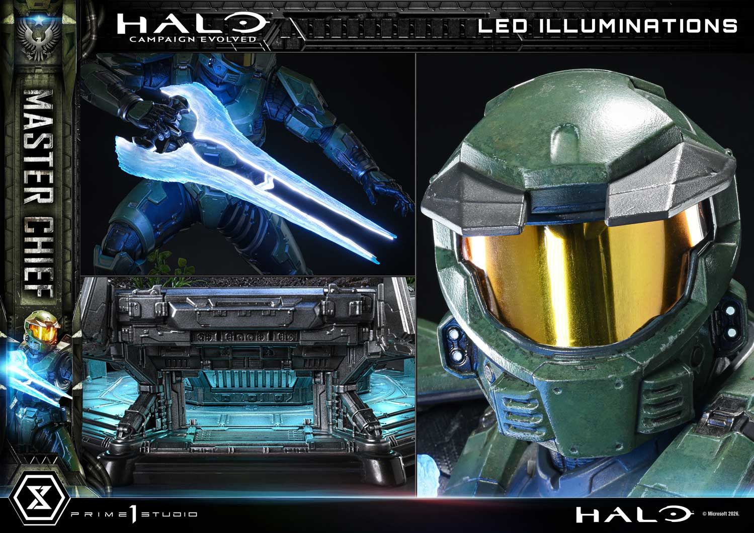 Halo Campaign Evolved Prime 1 Studio Master Chief Statue 3