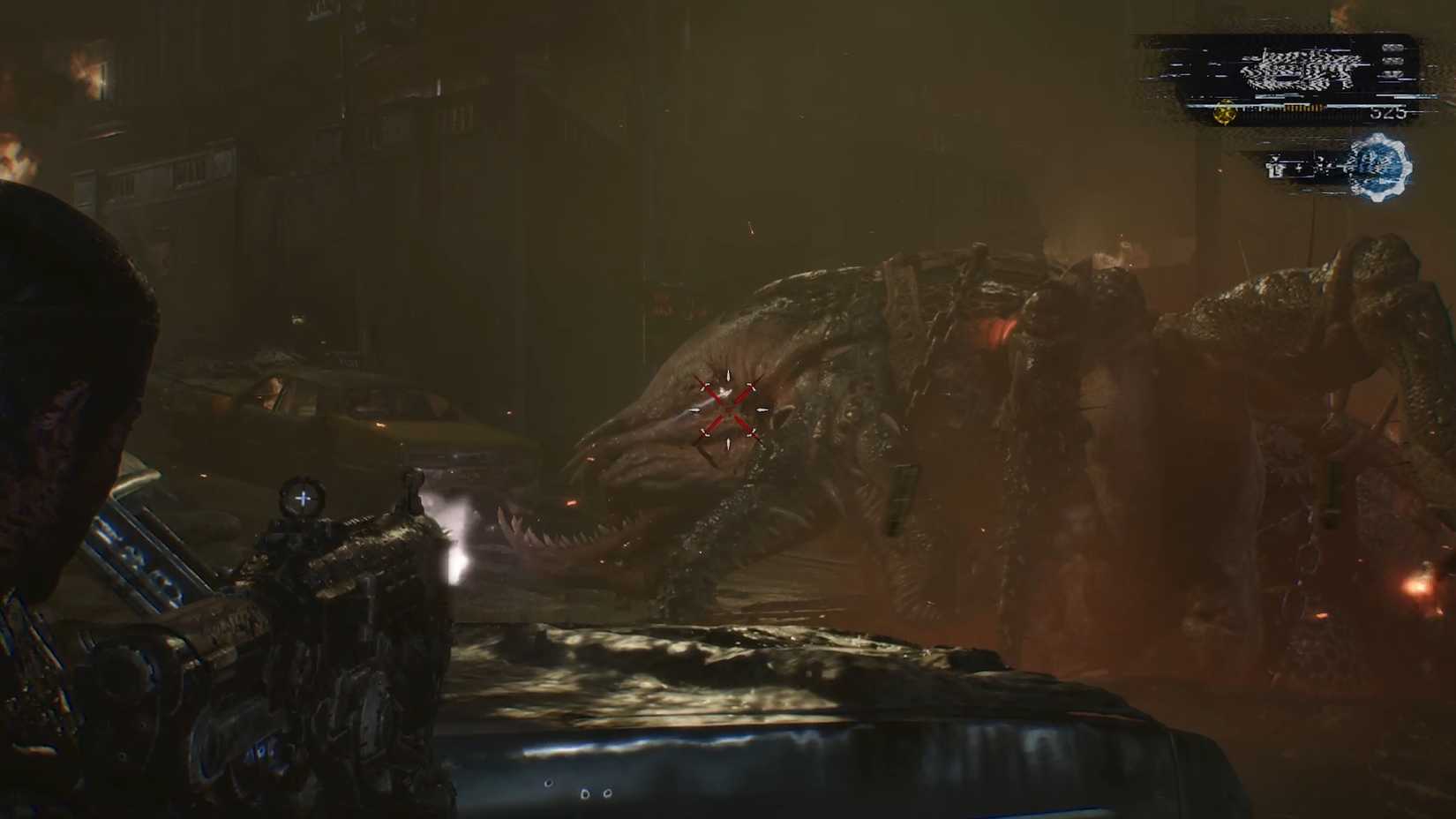 head weak spot of jammer in gears of war e-day