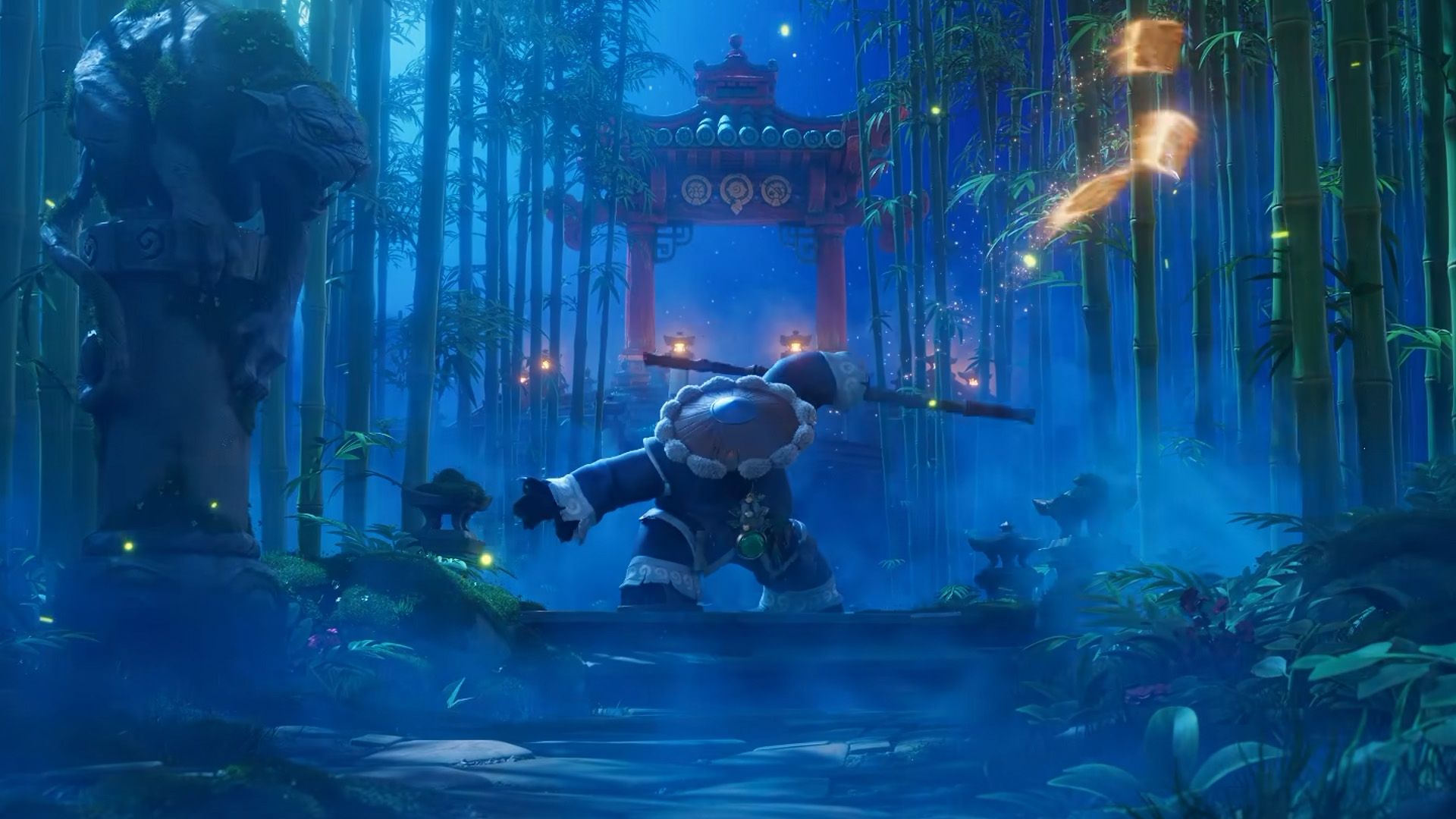 Hearthstone Monk class card CGI trailer still frame 0