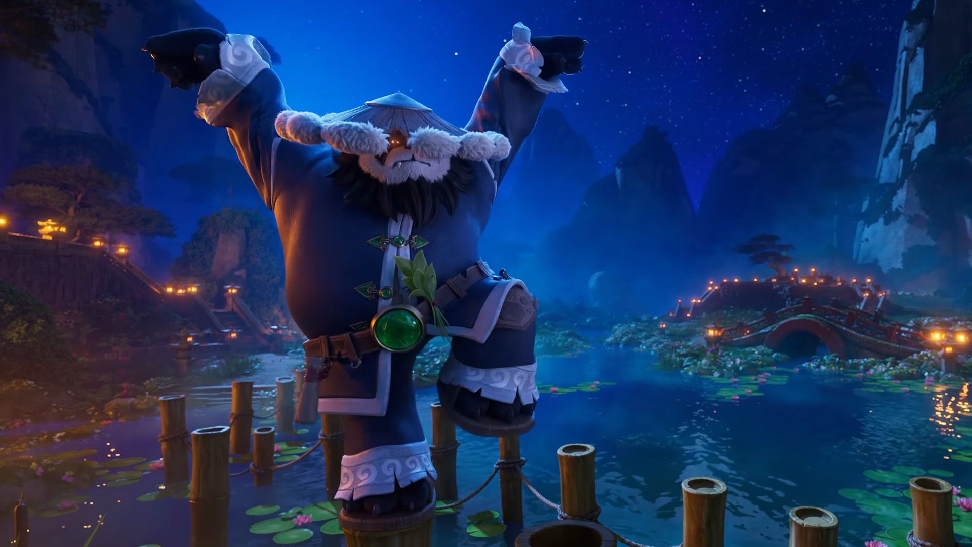 Hearthstone Monk class card CGI trailer still frame 2