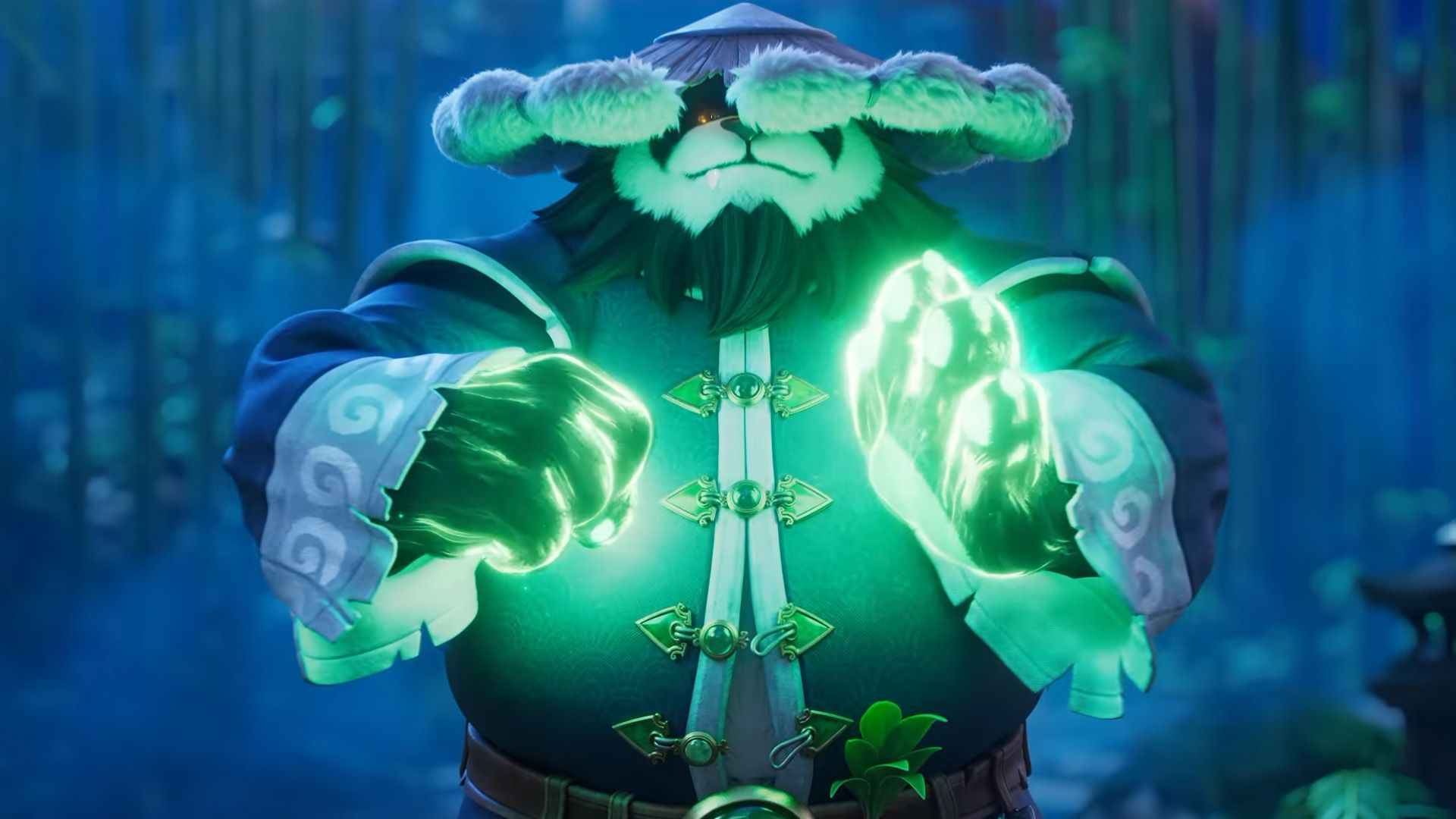 Hearthstone Monk class card CGI trailer still frame 3