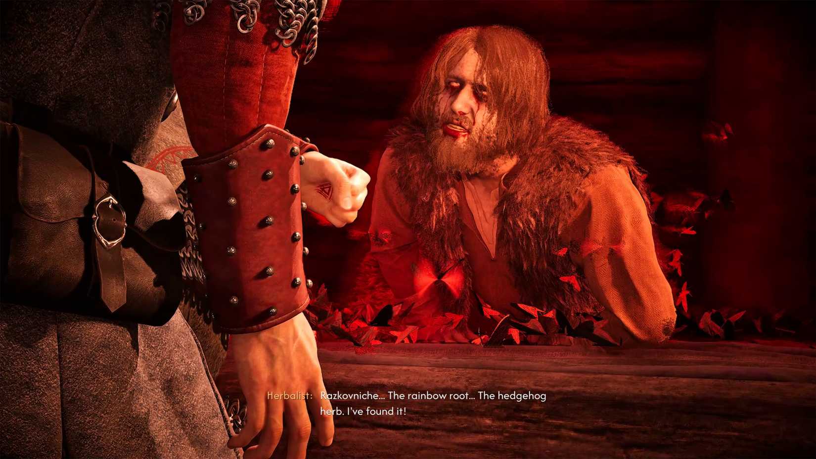 Hedgehog Herb Quest How to compel the man In The Blood Of Dawnwalker 1