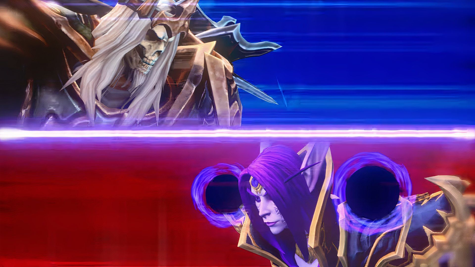 Xal'atath and Leoric in Heroes of the Storm