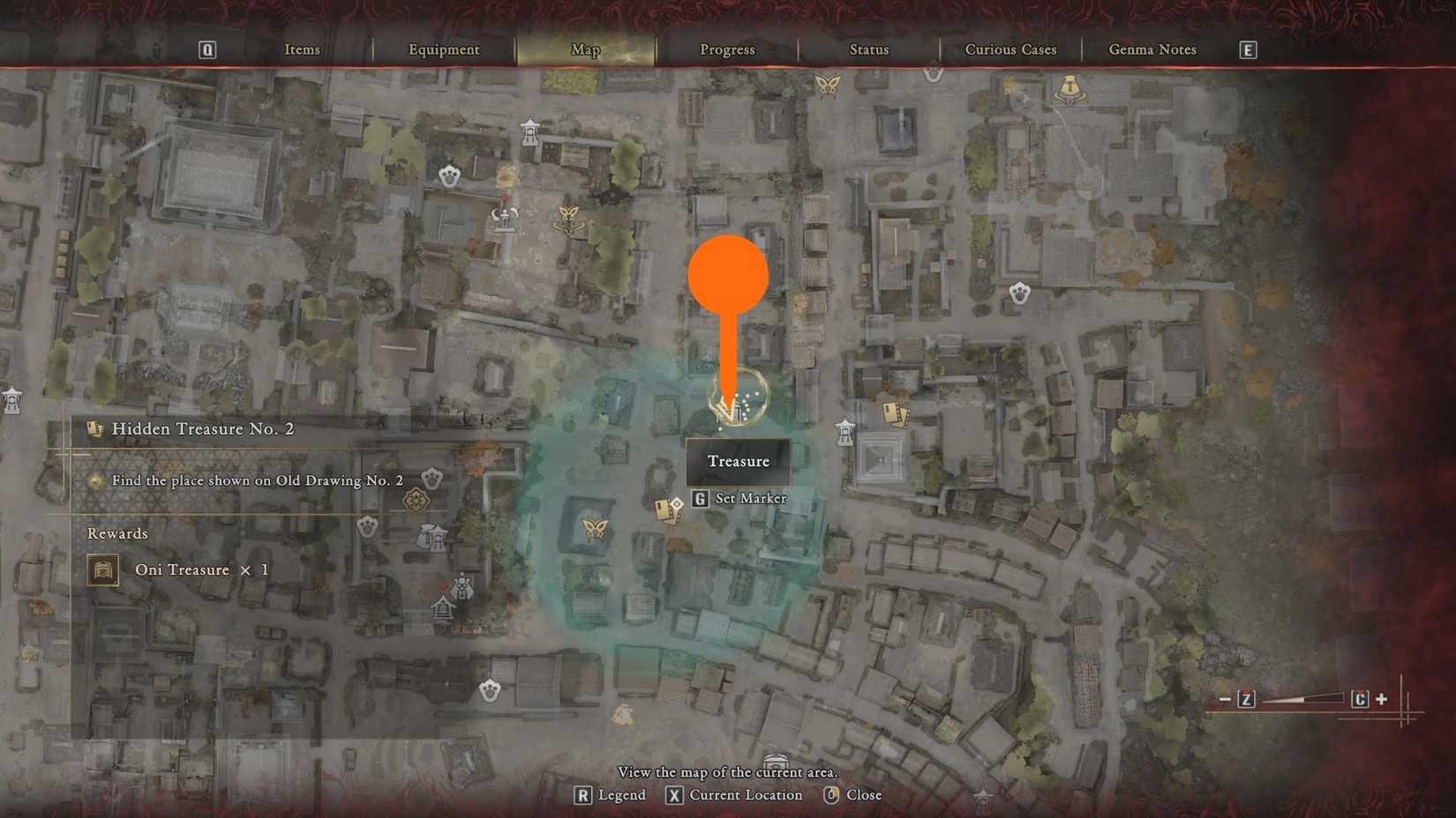 Lokasi Semua Harta Karun Tersembunyi di Onimusha Way of the Sword 18 Hidden Treasure No. 2 Location