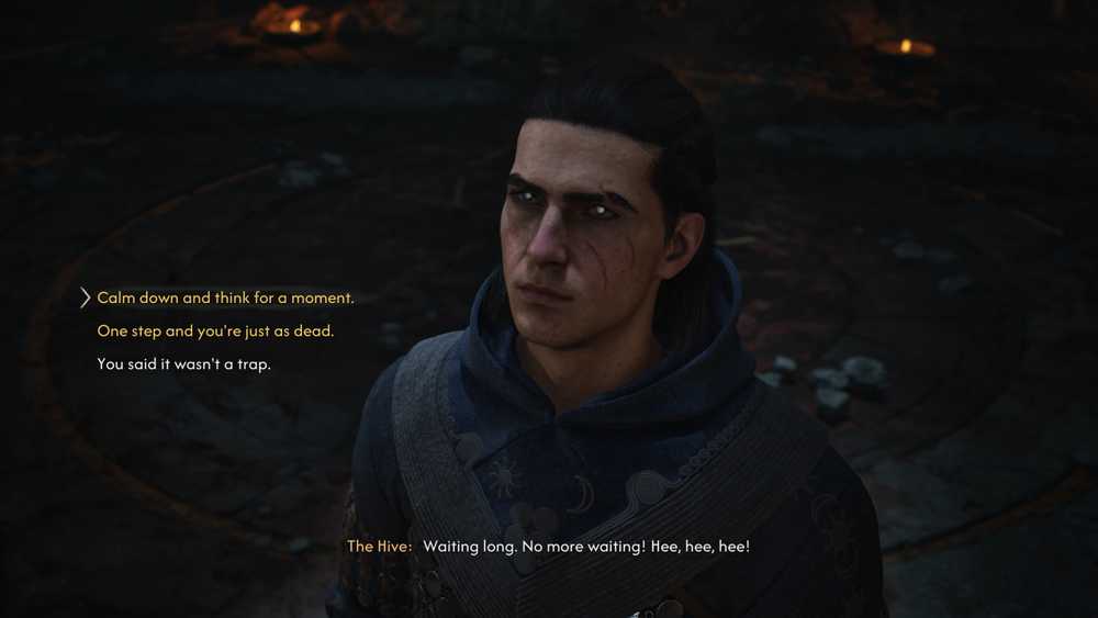 Escolha final da miss&atilde;o Colmeia e Busca em Blood of Dawnwalker