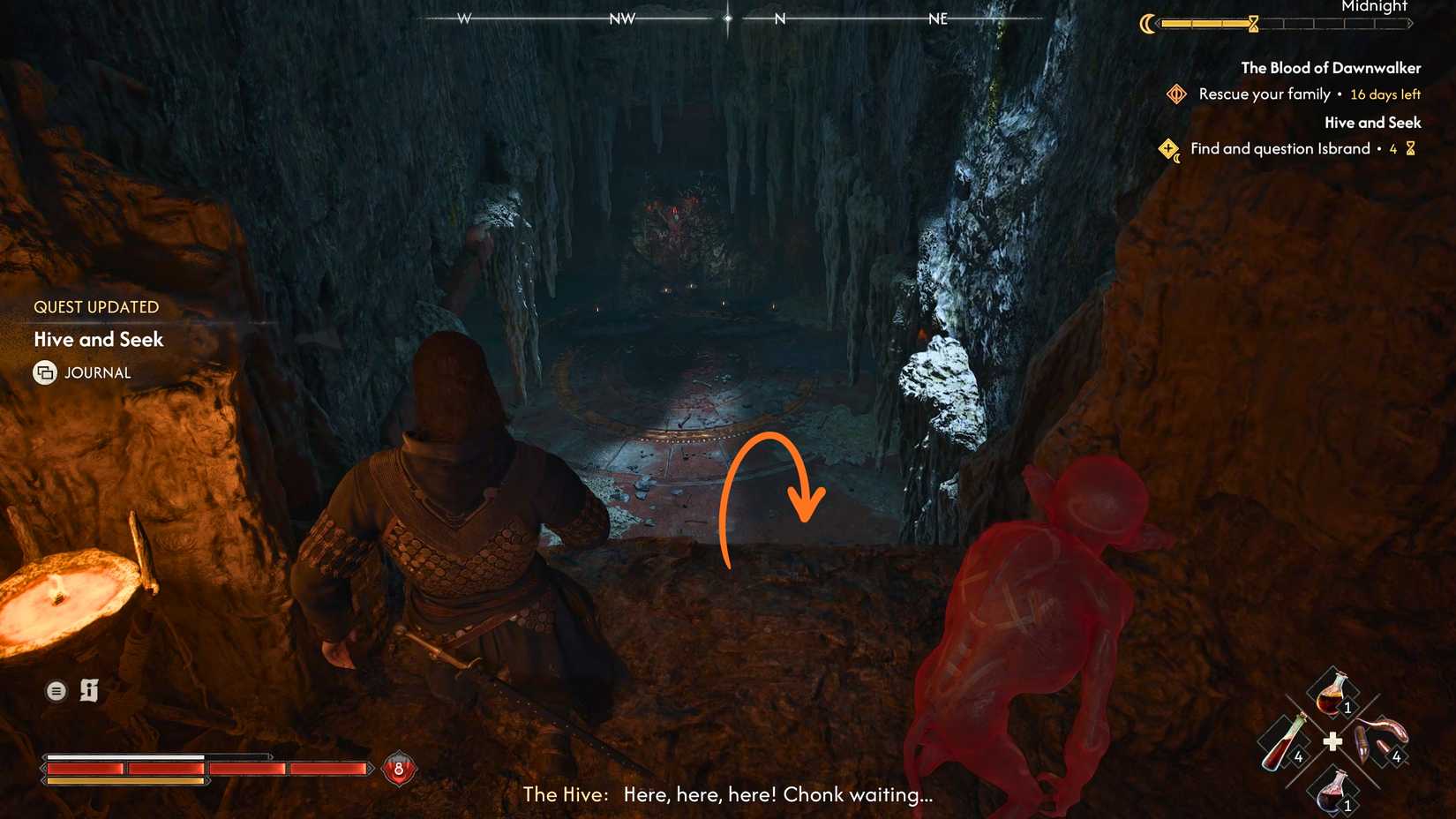 Hive and Seek Quest Help Choice Blood of Dawnwalker (1)