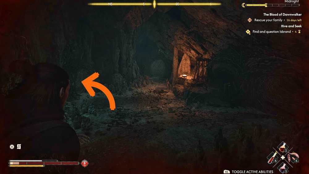 Escolha de n&atilde;o ajudar a Colmeia em Blood of Dawnwalker