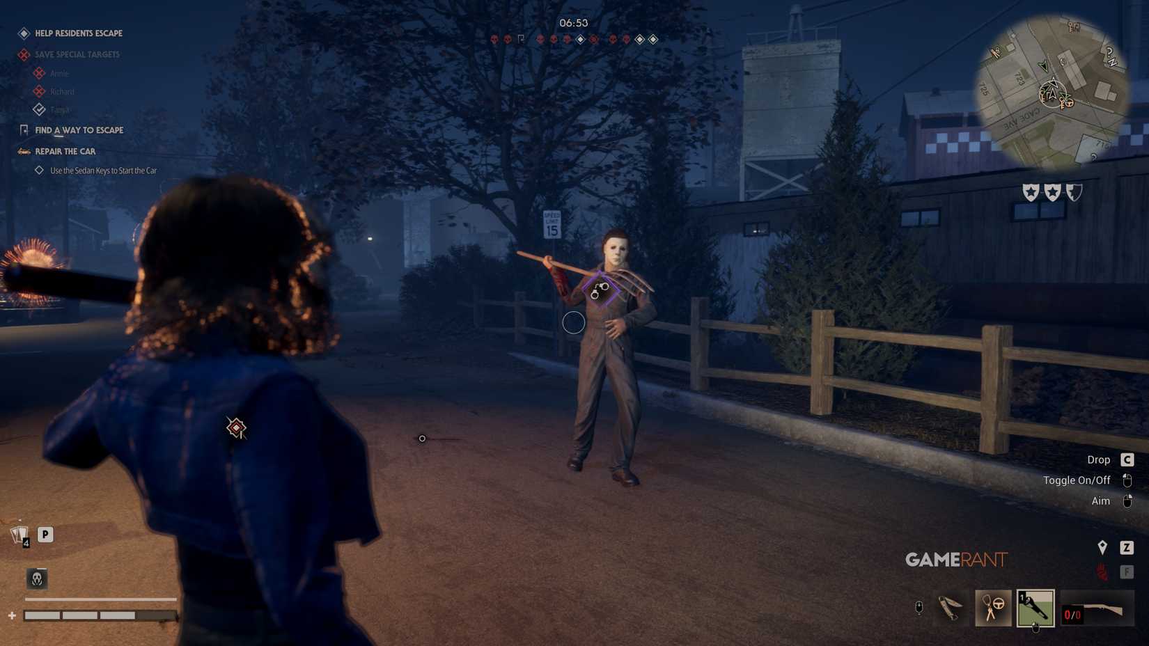 how to arrest Michael in Halloween the Game