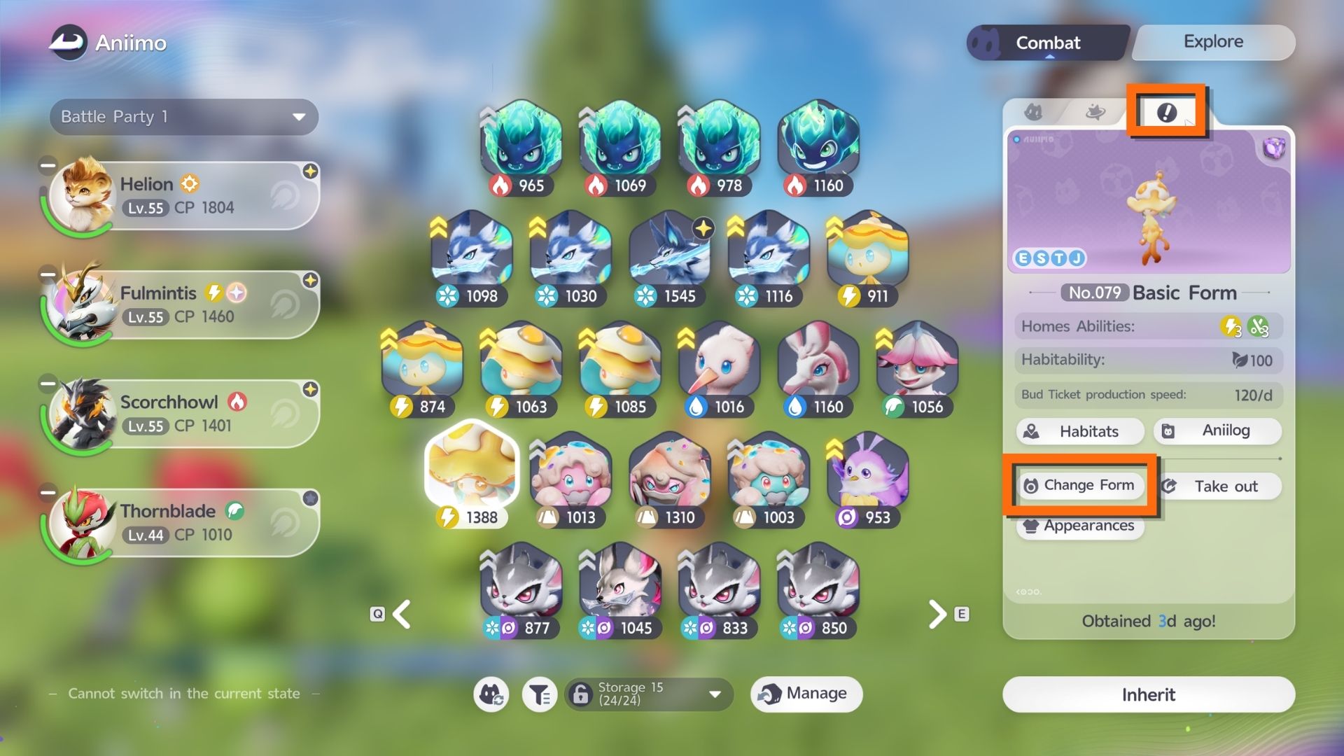 How to Convert Luminelle into Rainstorm Luminelle in Aniimo (2)