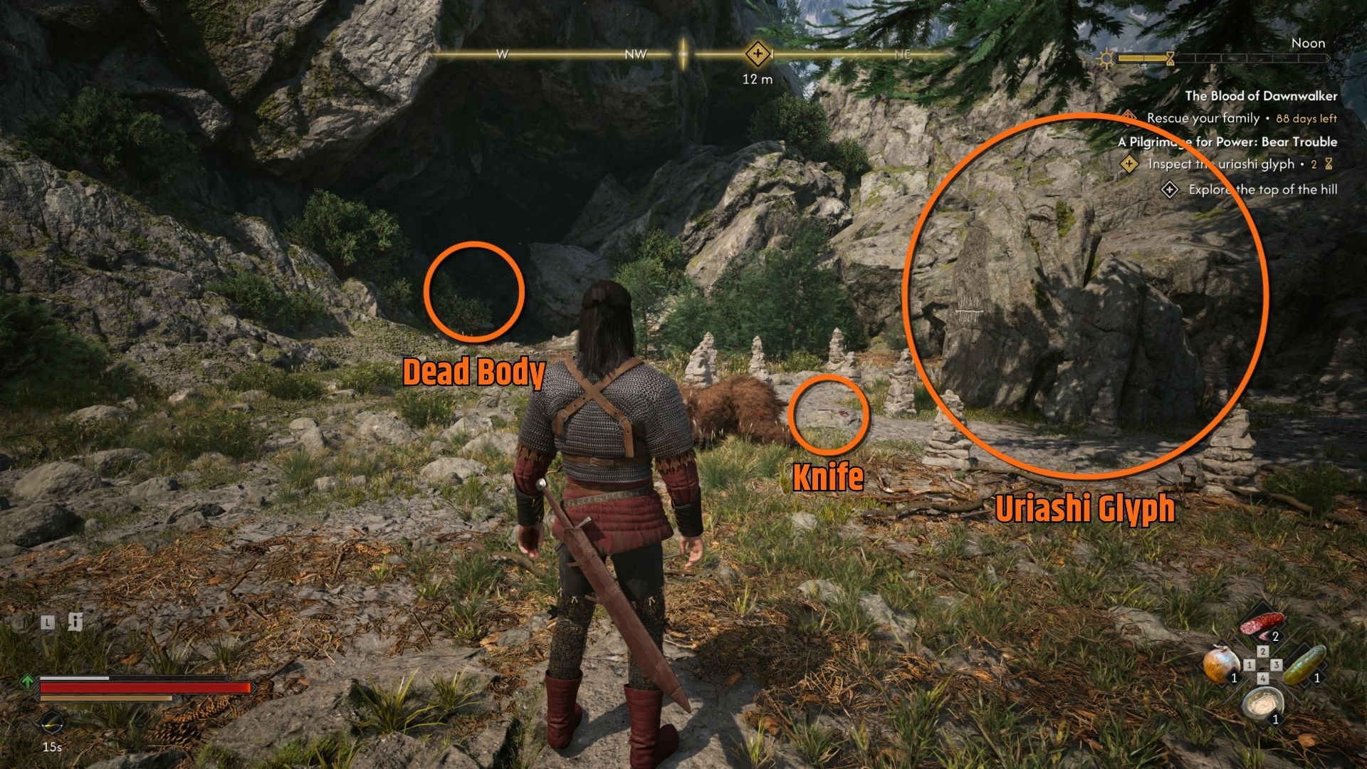 How to Explore the Top of the Hill in blood of dawnwalker