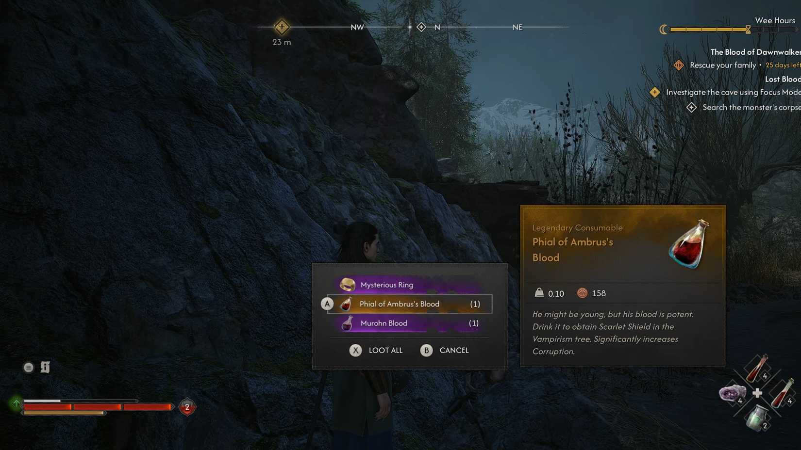how to get ambrus blood 1 in the blood of dawnwalker