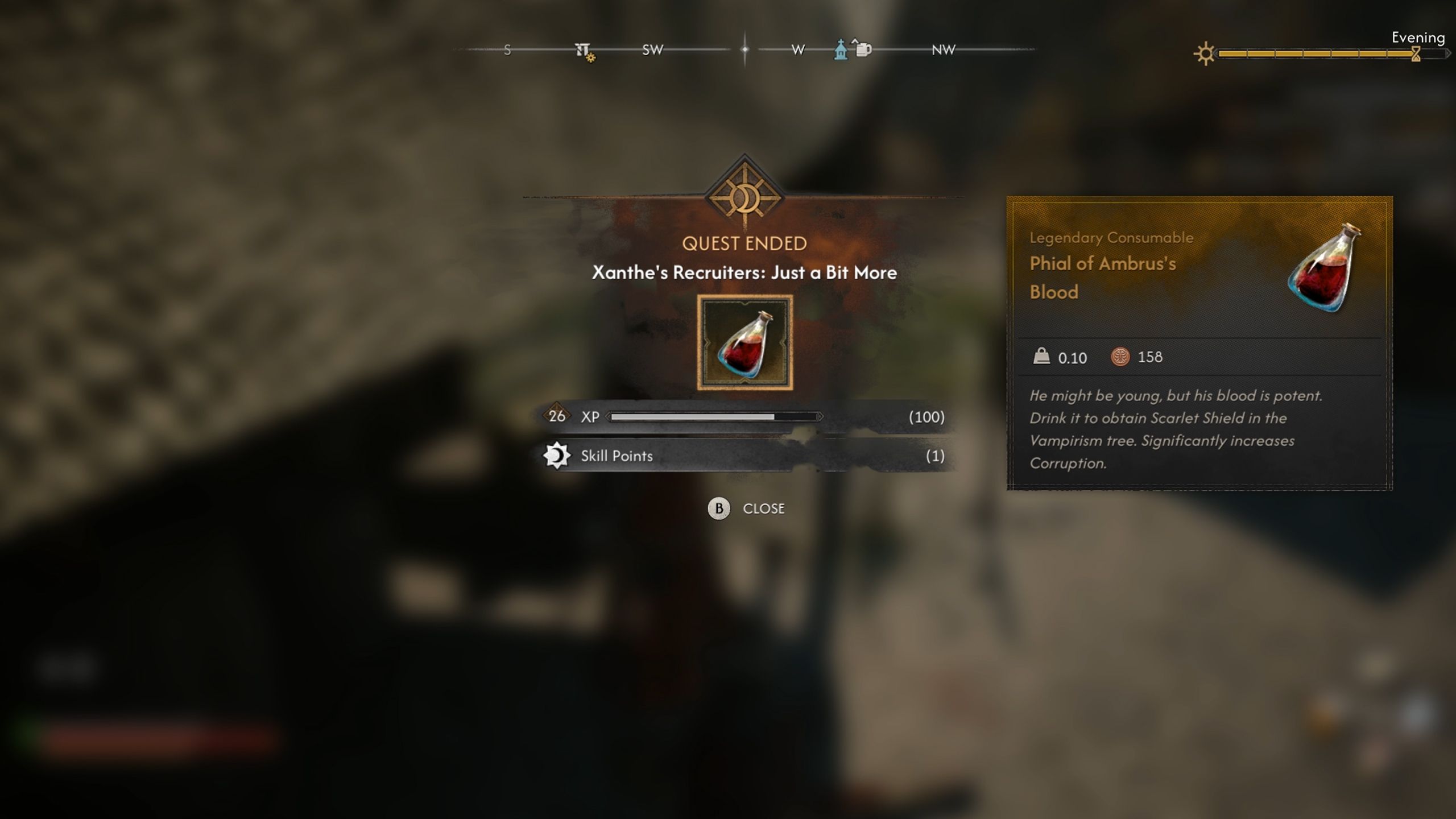 how to get ambrus blood 3 in the blood of dawnwalker