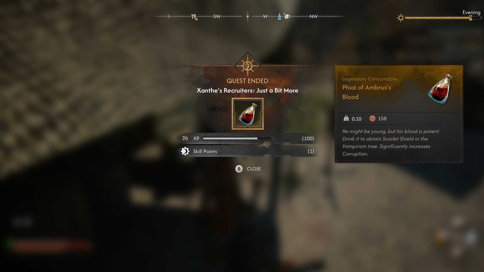how to get ambrus blood 3 in the blood of dawnwalker