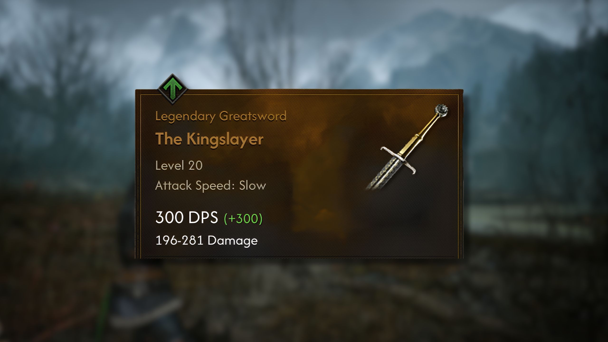 Kingslayer Legendary Sword Location in Blood of Dawnwalker