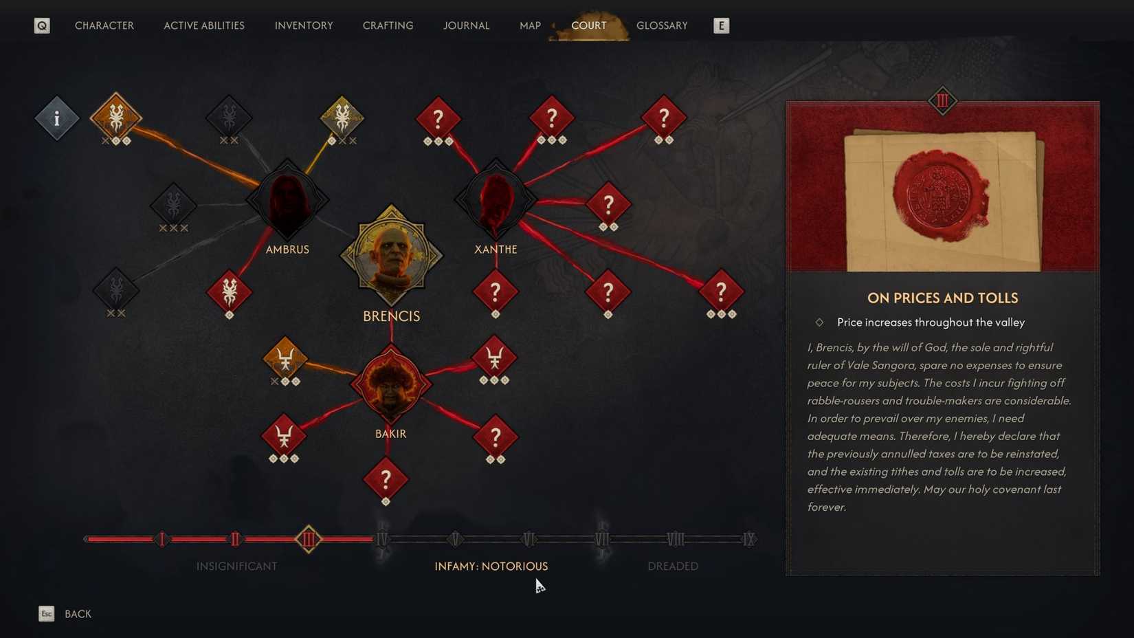 how to increase notoriety infamy blood of dawnwalker (3)-1