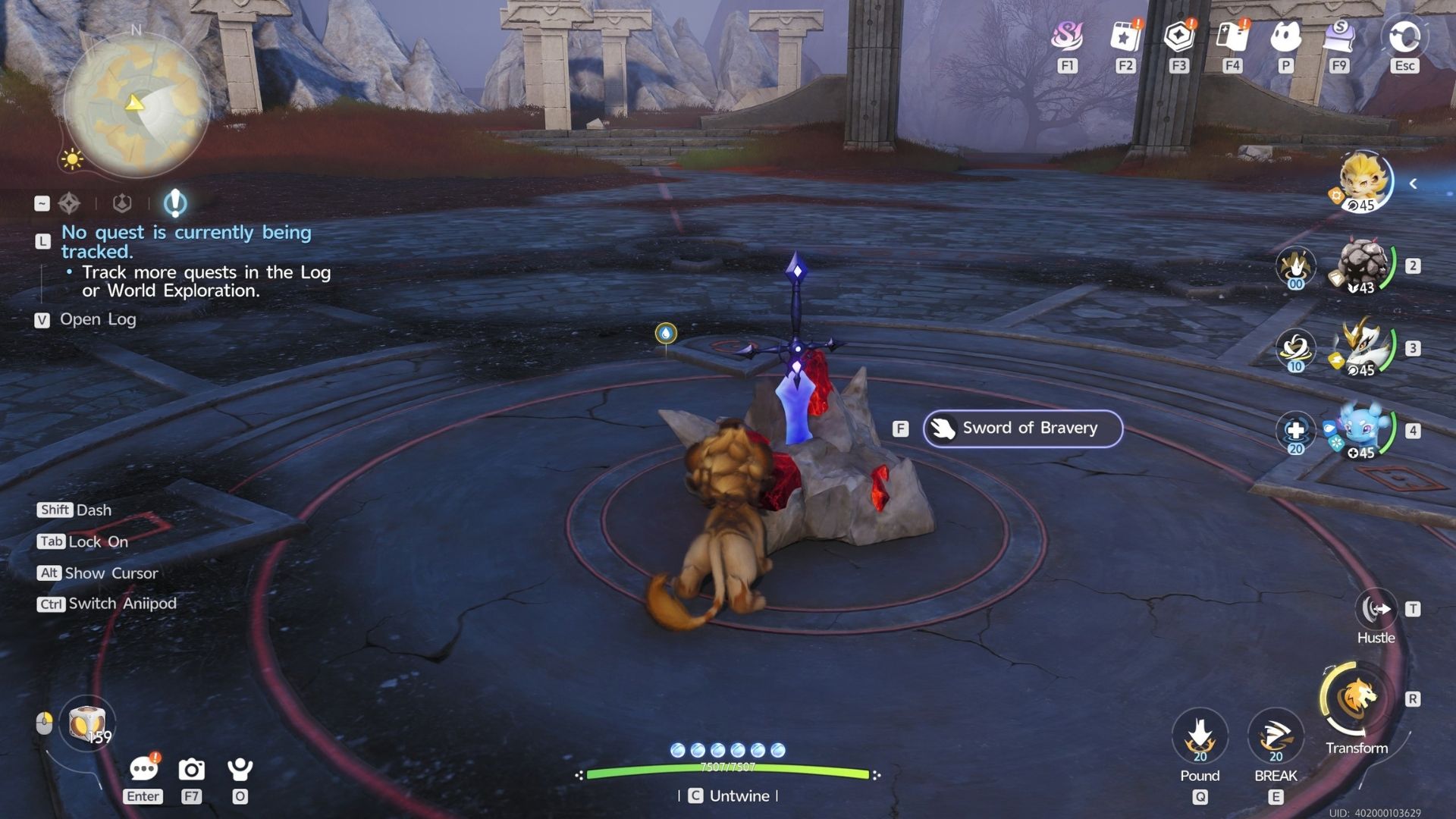 How to Pull Out the Sword of Bravery in Aniimo
