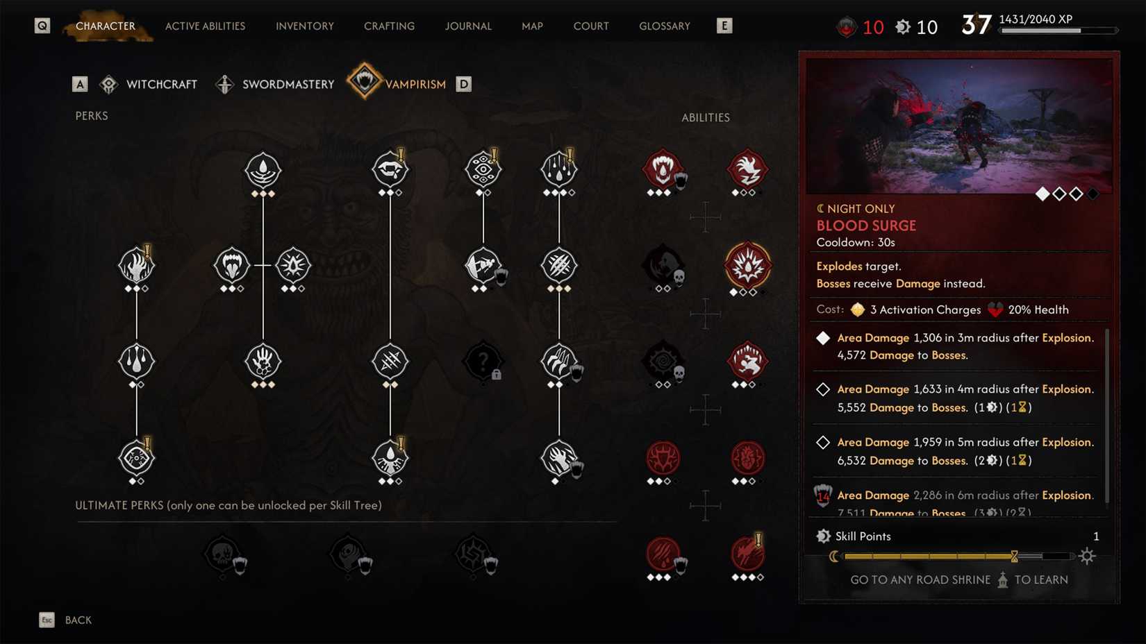 How To Unlock The Blood Surge Ability In The Blood of Dawnwalker
