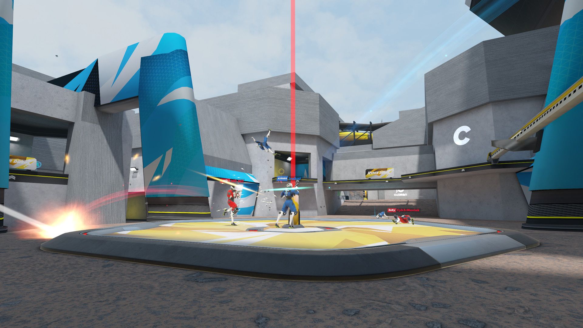 hyper dash vr game gameplay team play