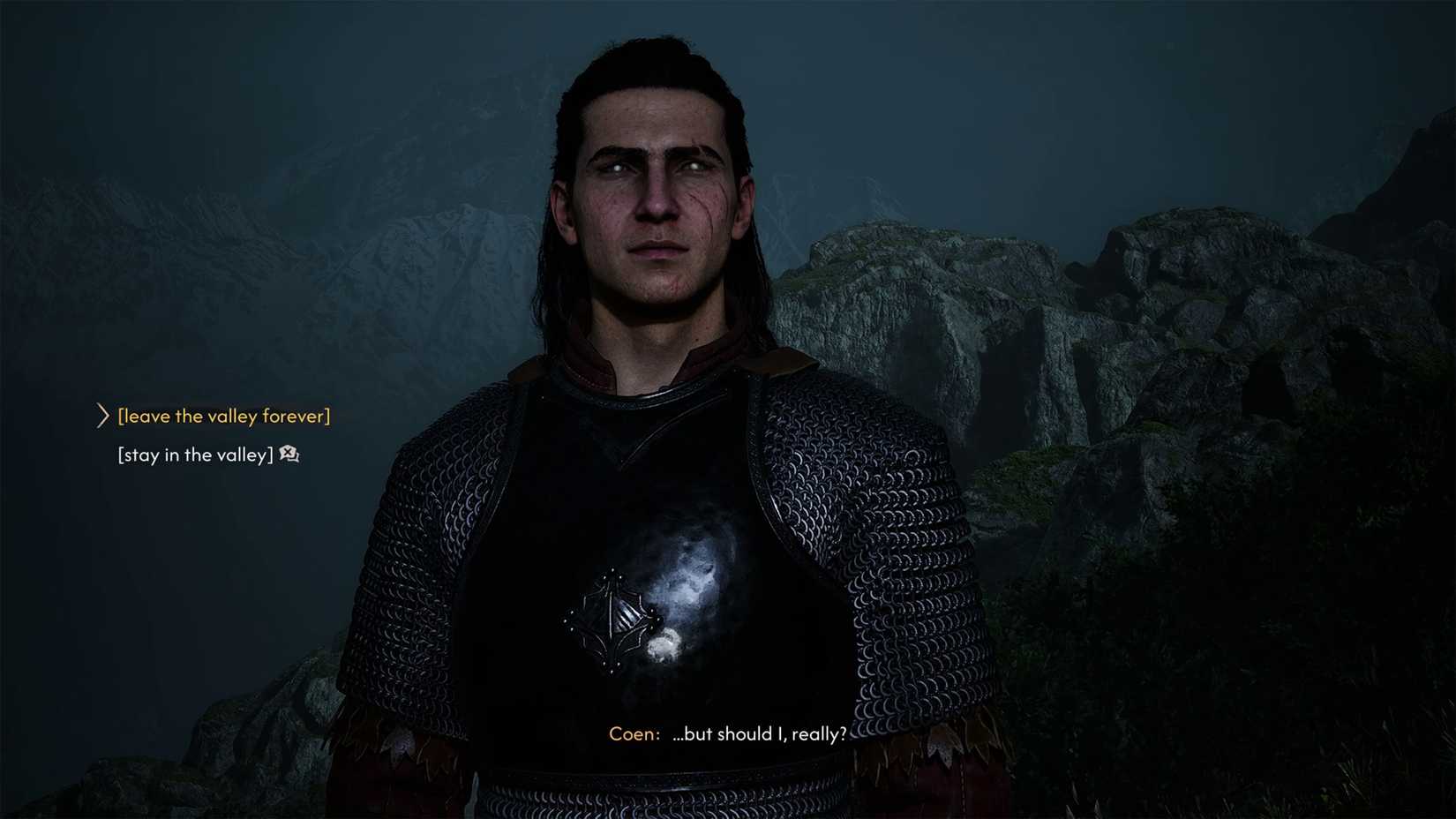 If you Choose to Stay in the Valley in The Blood Of Dawnwalker