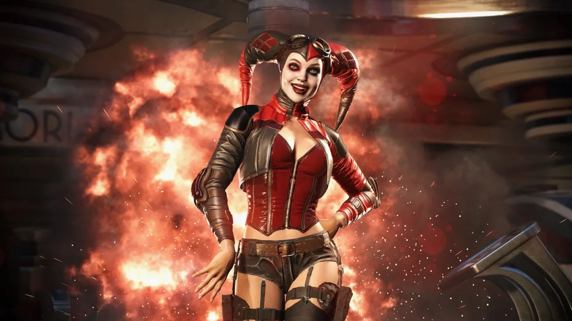 Injustice 2 campaign screenshot Harley Quinn
