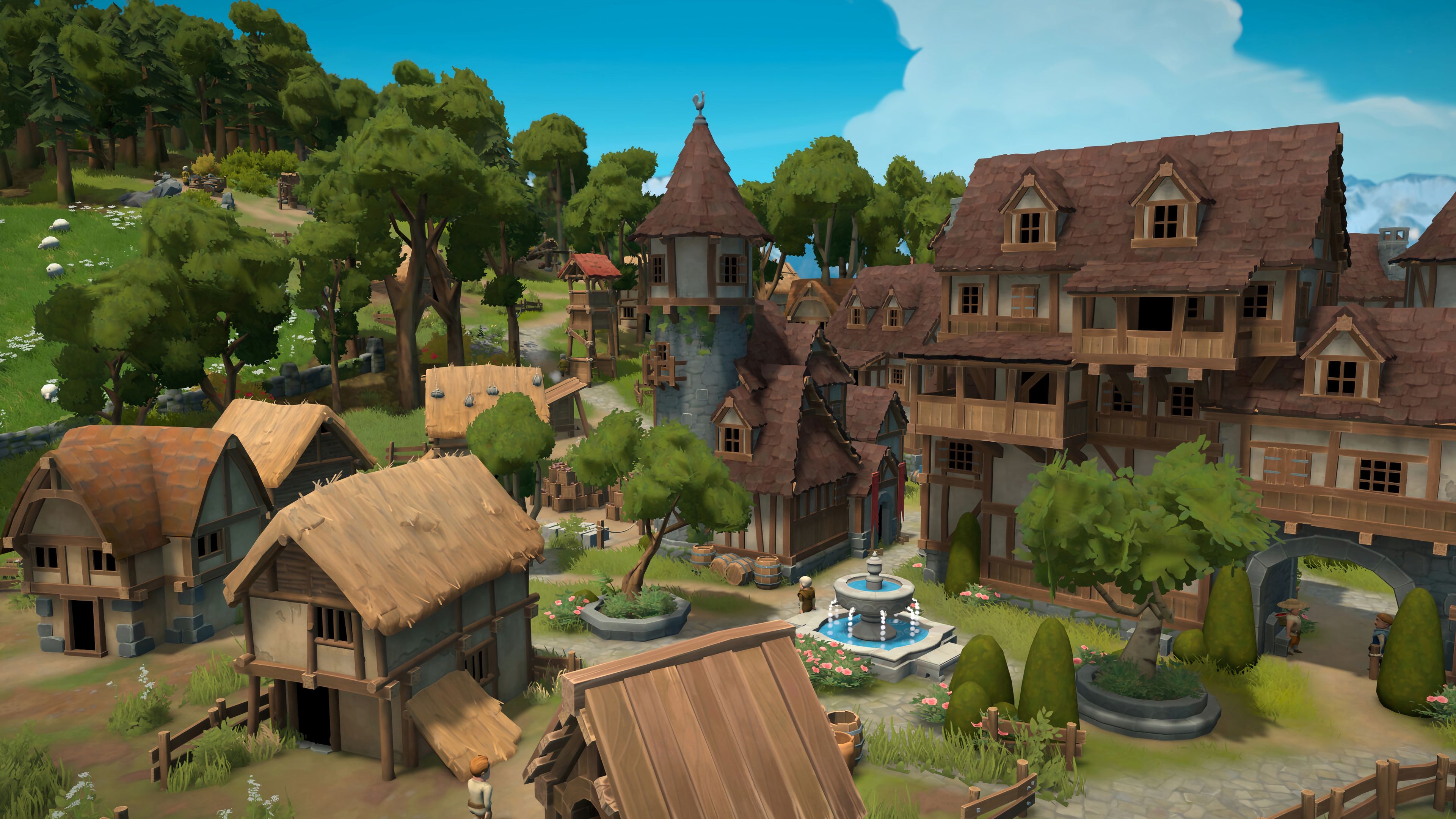 Inner city village in Foundation