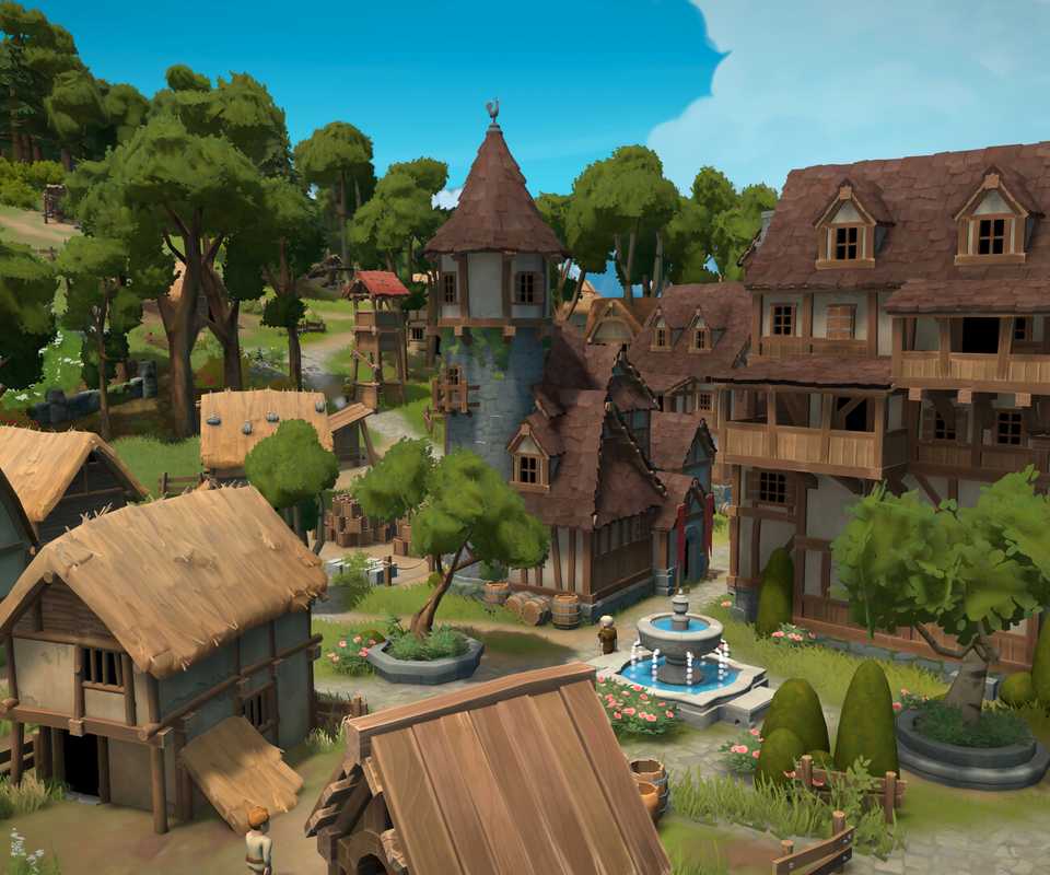 Inner city village in Foundation