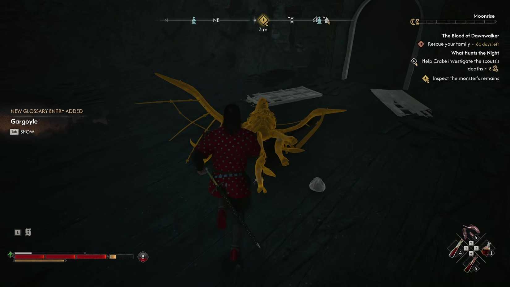 Panduan Lengkap Quest What Hunts the Night The Blood of Dawnwalker 11 Inspect the Monster’s Remains what hunts the night blood of dawnwalker