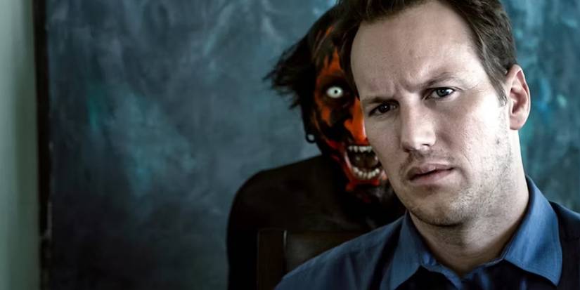 Patrick Wilson's Josh Lambert with an entity behind him in Insidious: Chapter Two