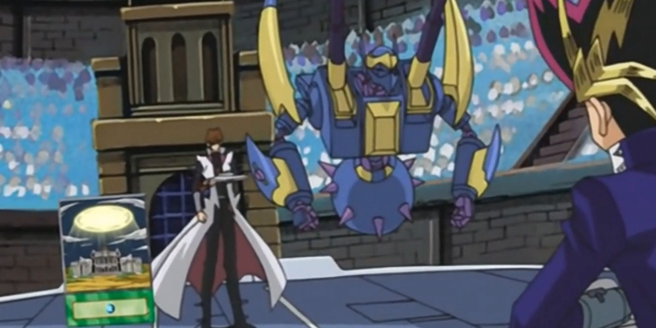 Kaiba explains the effect of his card