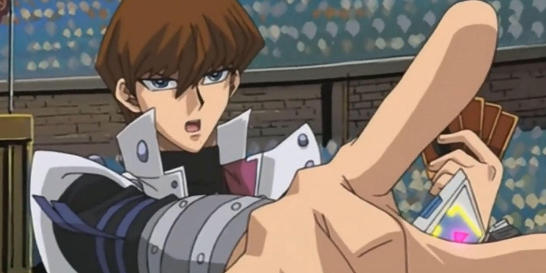 Kaiba tells Yugi to draw a card