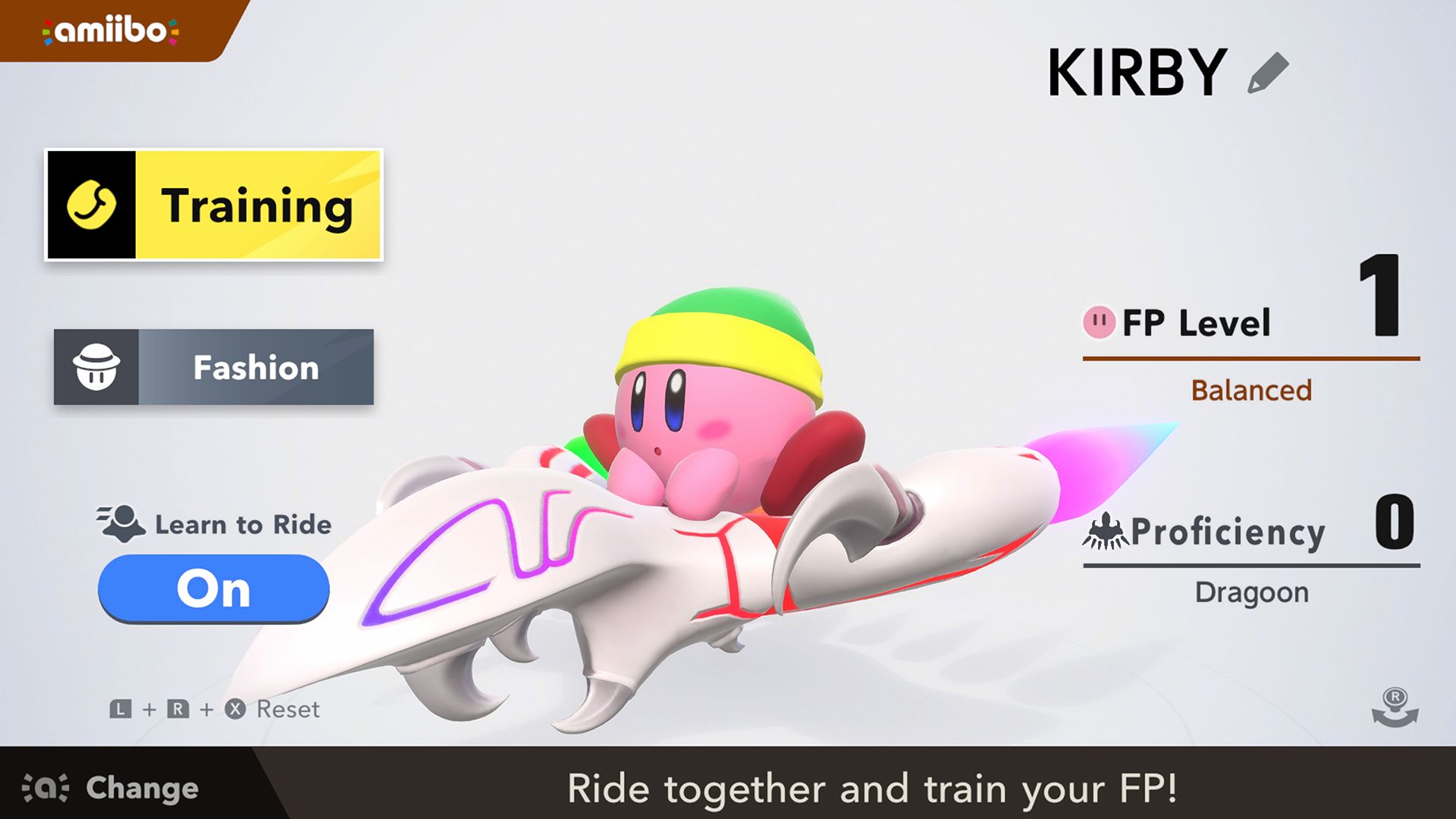 Kirby Air Riders Dragoon and Sword Kirby in the game