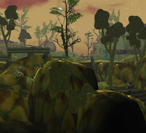 5 Game Bertani Nyaris Sempurna yang Justru Jarang Dilirik Gamers 11 Landscape with stairs and trees in Before the Green Moon