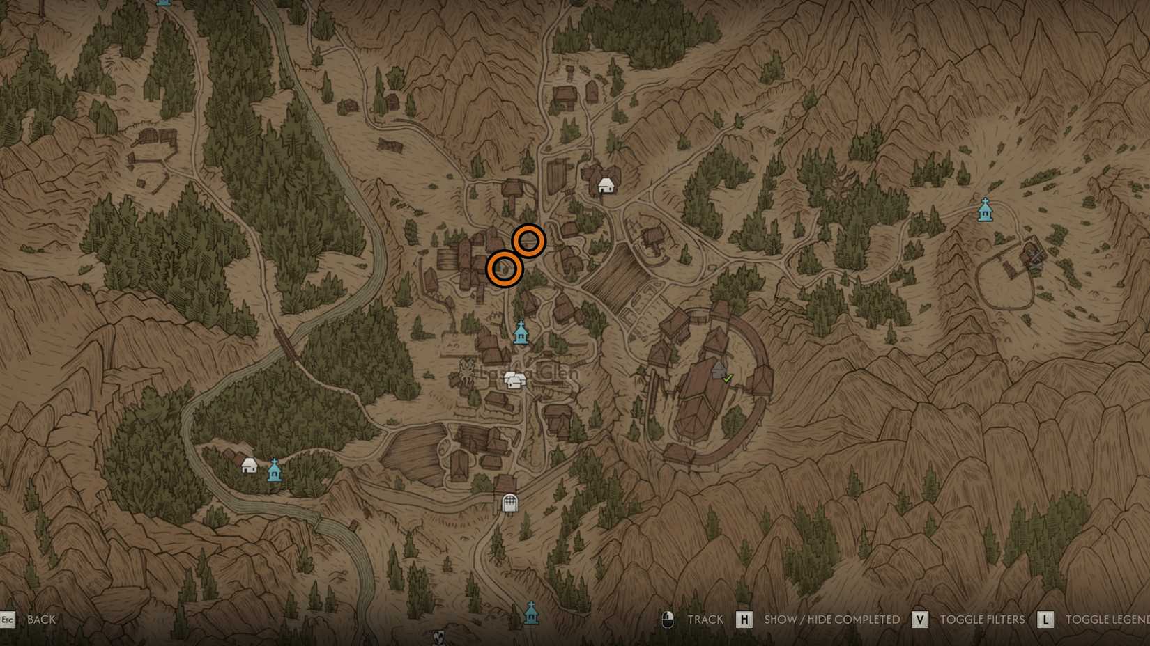 Laslea Glen Merchant Locations in The Blood of Dawnwalker