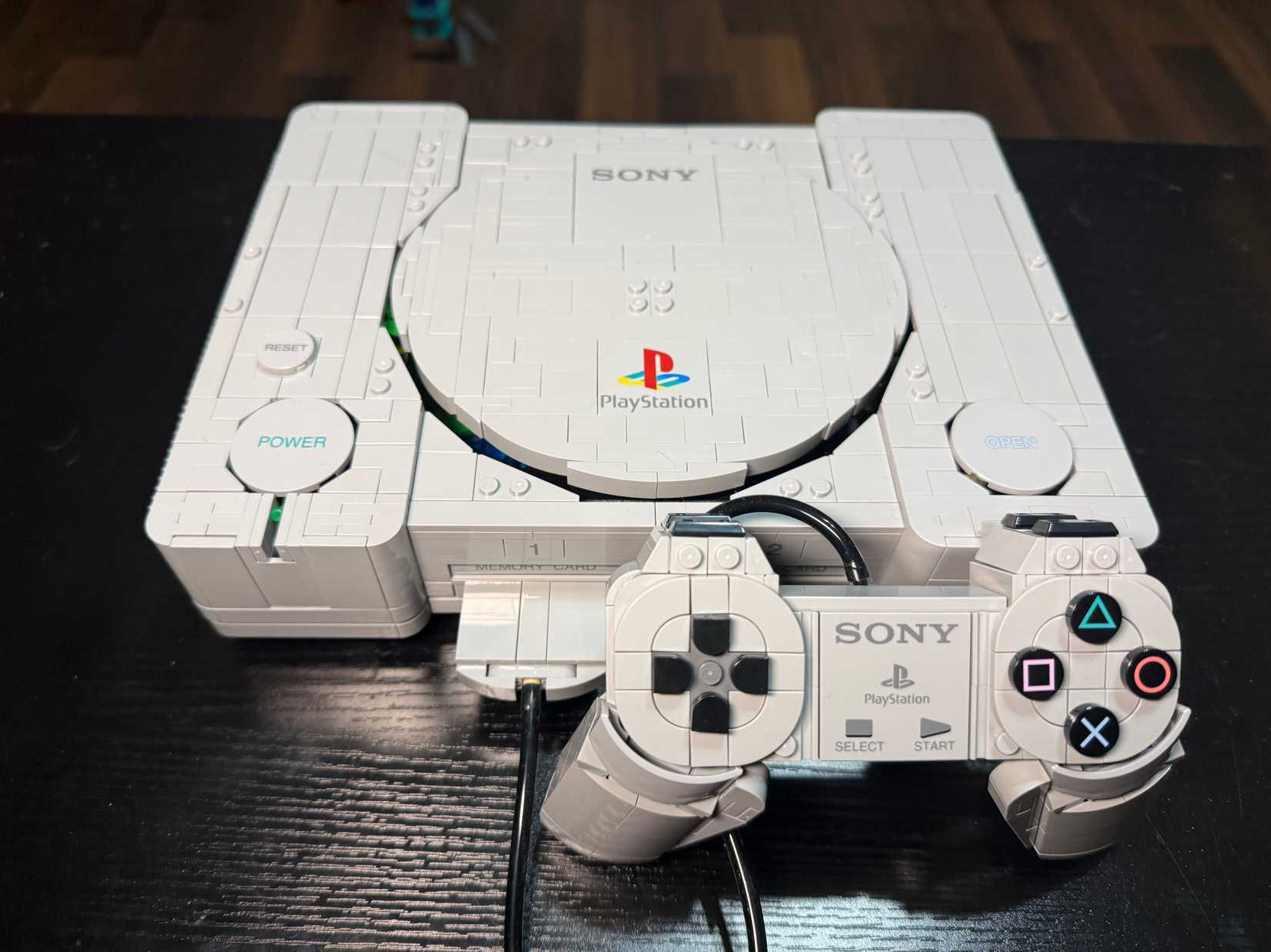 lego playstation console front view