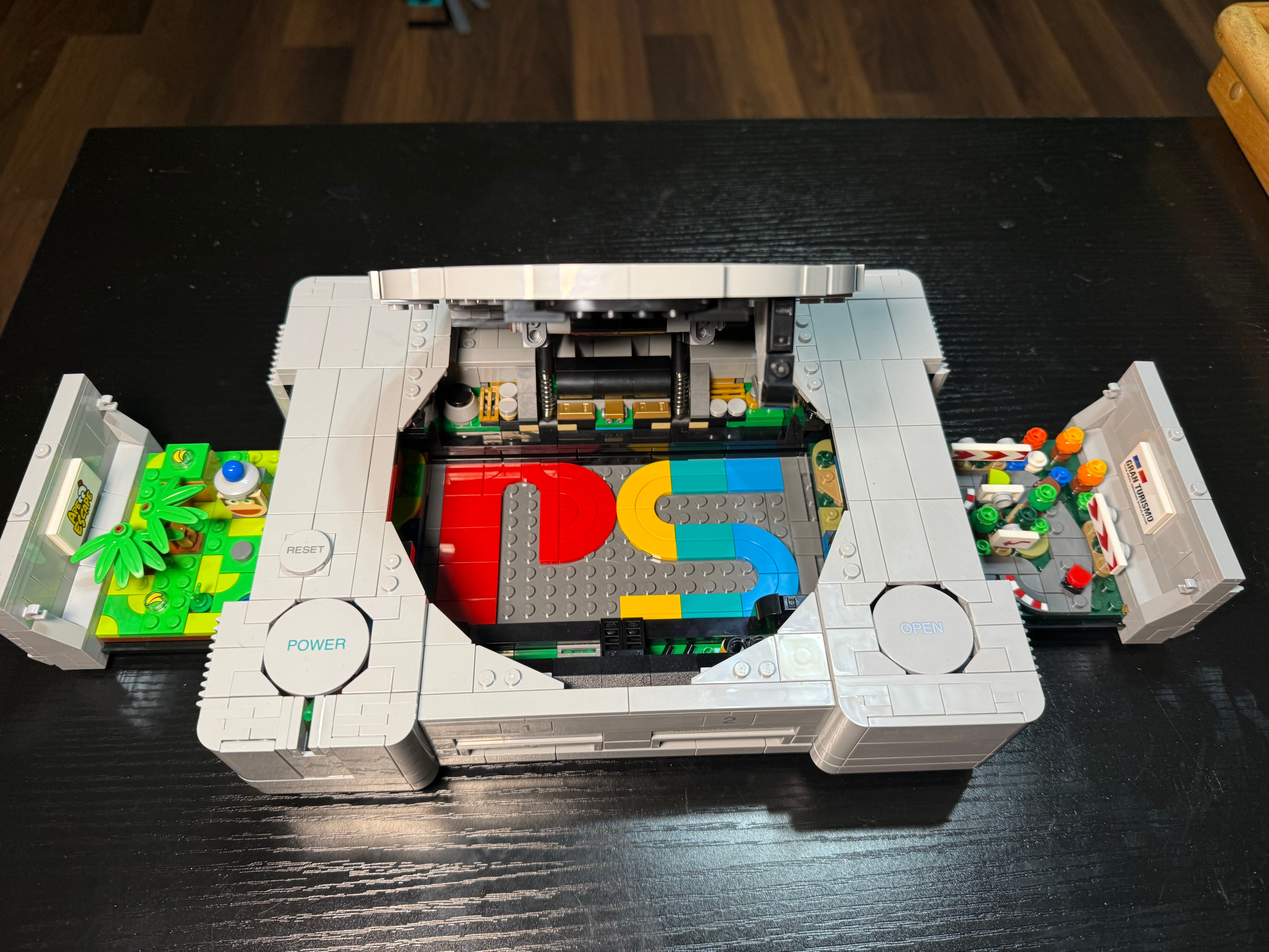 lego playstation - with side pieces open