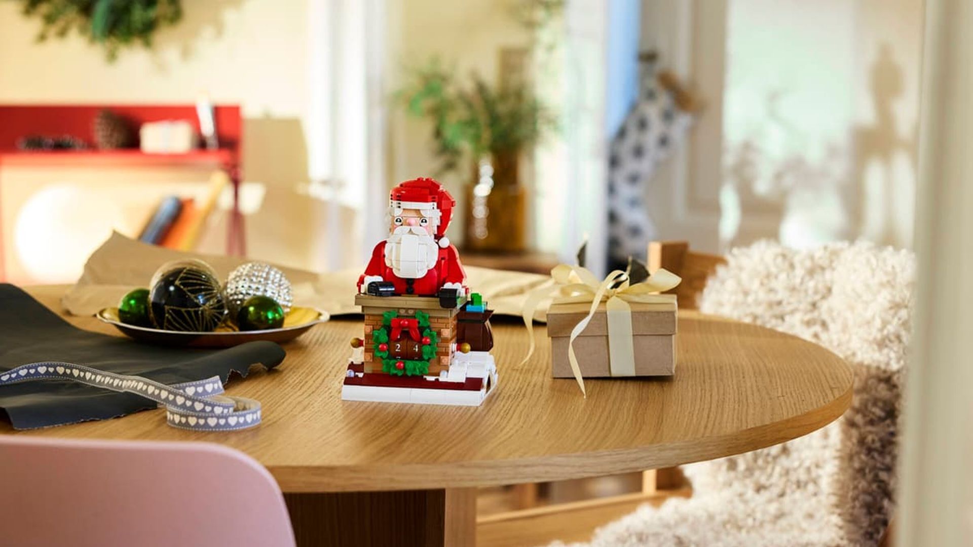 lego santas holiday countdown table