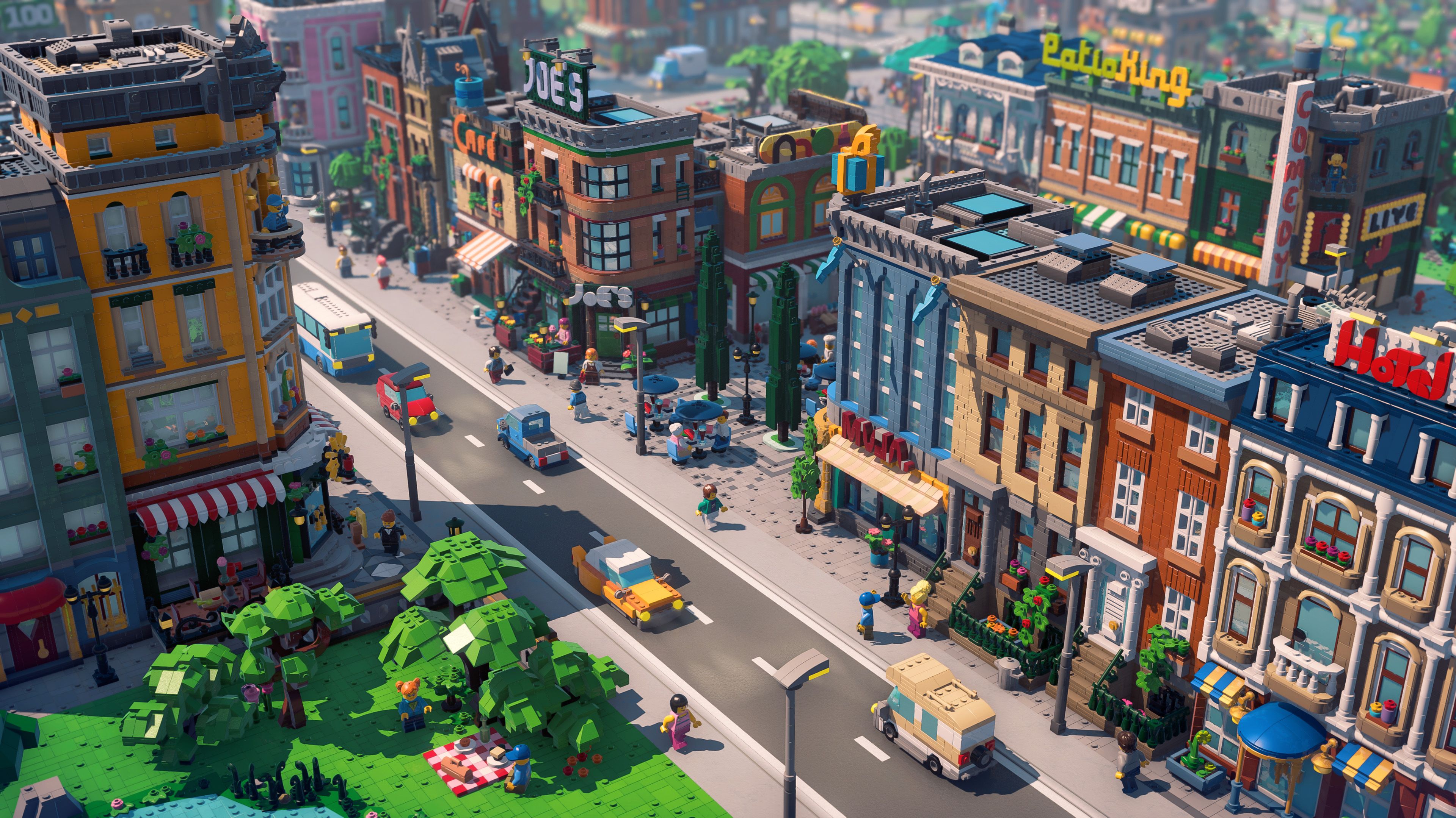 LEGO skylines city street