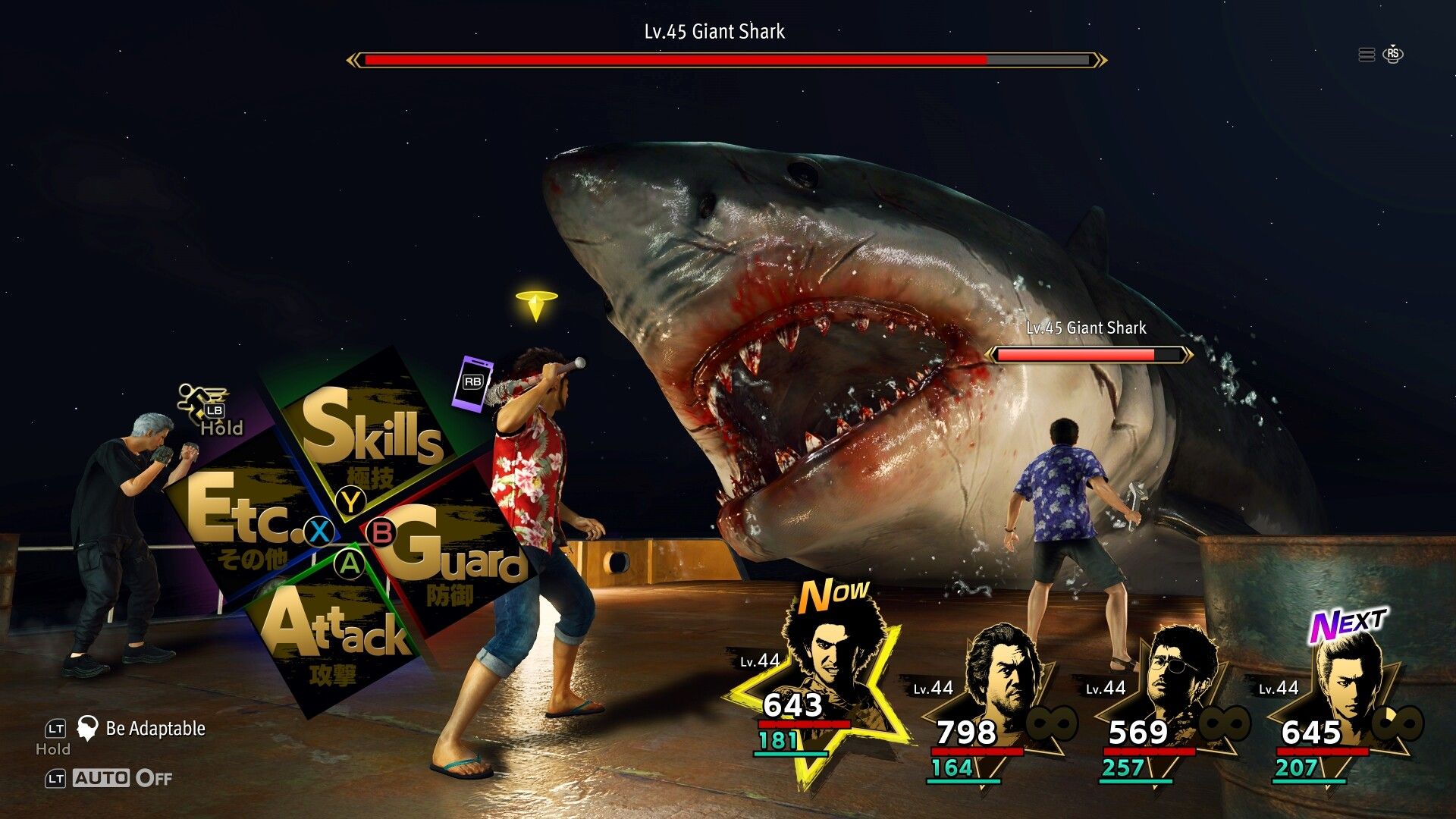 Like a Dragon Infinite Wealth Giant Shark Boss