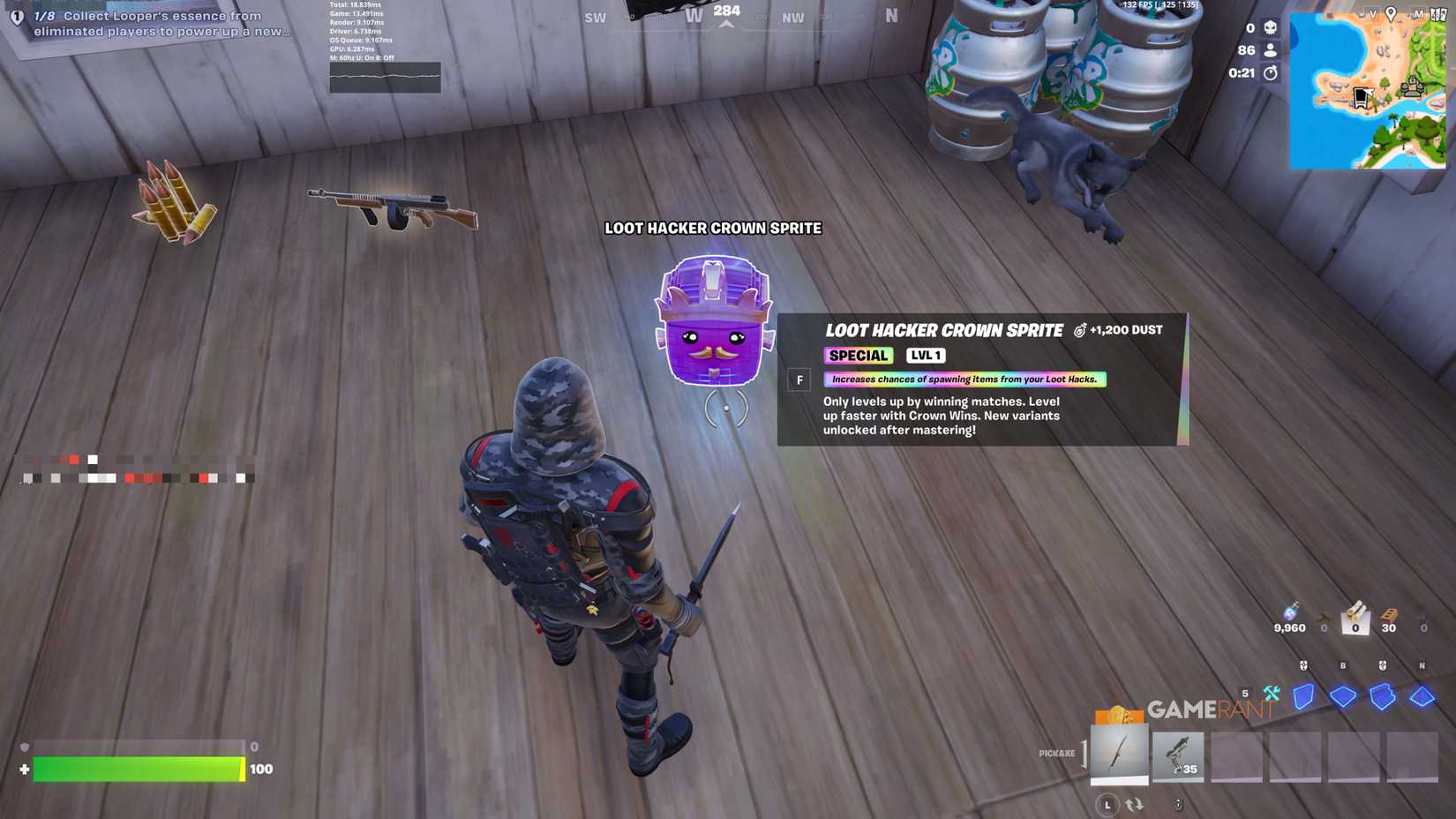Loot Hacker Crown Sprite in Fortnite