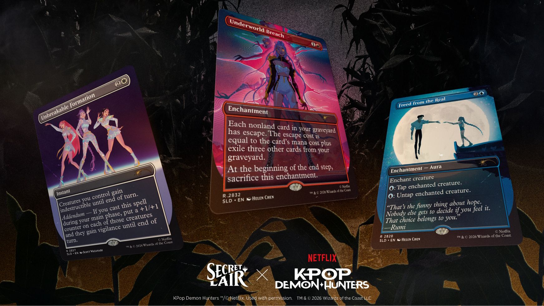 Magic: The Gathering's KPop Demon Hunters crossover
